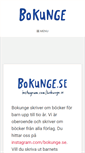 Mobile Screenshot of bokunge.se